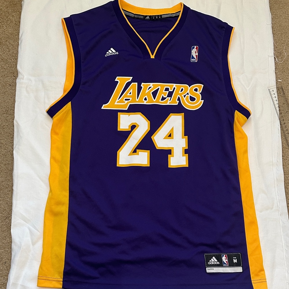 adidas Los Angeles Lakers Purple & Gold #24 Hardwood Jersey